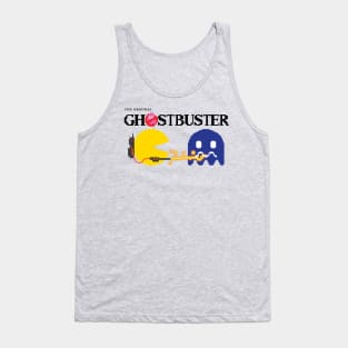 Pac Buster - Chase ghost - Black text Tank Top